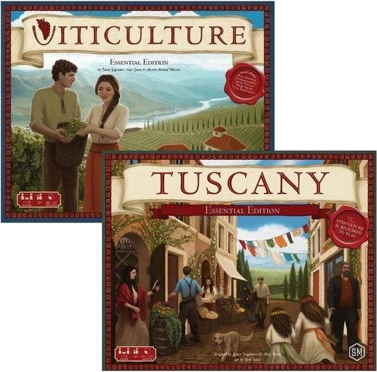 Stonemaier Games Viticulture Essential Edition + Tuscany Expansion Set 1 Stonemaier Games Viticulture Essential Edition + Tuscany Expansion Set