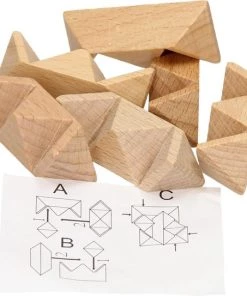 Denkpuzzel Hout JohnToy - Breinbreker Johntoy -spellen-voor-volwassenen Winkel 550x543 3
