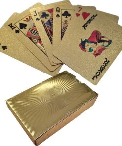 Life-time Lifetime Luxe Gold Classic Speelkaarten - Kunststof - 60 X 90 X 2 Mm.