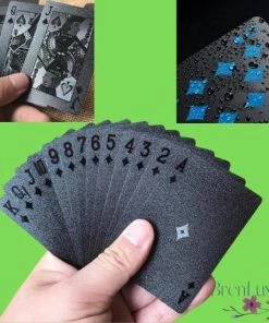 ✿Brenlux - Kaartspel - Waterproof Kaarten - Pokerkaarten - Zwarte Speelkaarten - Speelkaarten Waterdicht - Spelletje Kaarten - Potje Kaarten -spellen-voor-volwassenen Winkel 550x550 101