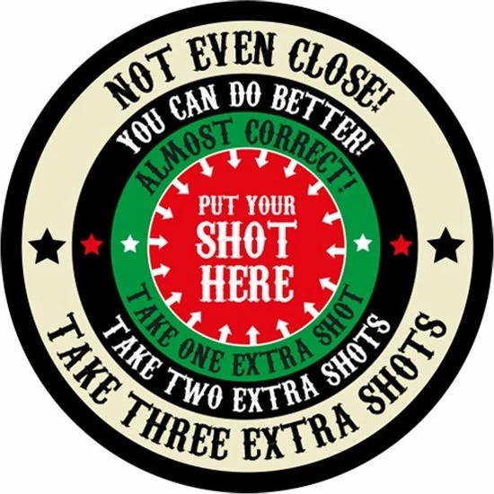 Bellatio Decorations Drankspel After Shots Op Bierviltje 10x - Plaats Je Shotglas In De Bullseye - Drink/drankspellen - Studentenspellen 3 Bellatio Decorations Drankspel After Shots Op Bierviltje 10x - Plaats Je Shotglas In De Bullseye - Drink/drankspellen - Studentenspellen - Afbeelding 3