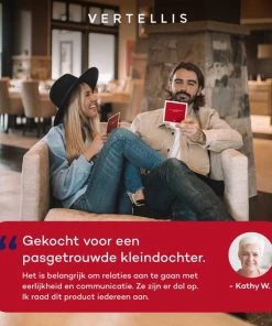 Vertellis Relatie Editie - Gespreksstarters - Relatiespel Voor Alle Liefdesrelaties, Ultiem Relatie Cadeau, Gesprekskaarten, Vragenspel Met Kaarten -spellen-voor-volwassenen Winkel 550x550 289