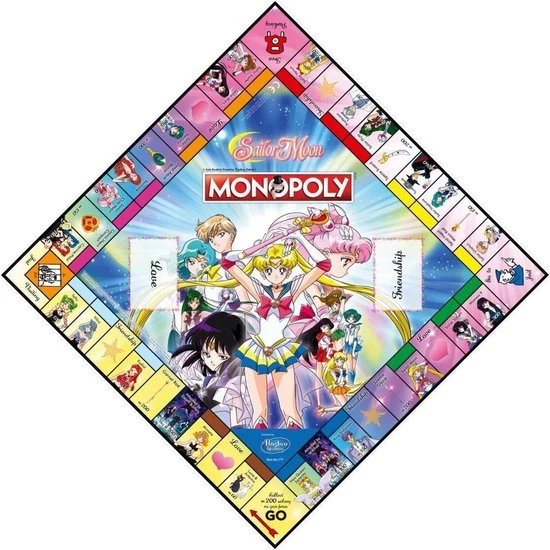 Monopoly Sailor Moon - Bordspel 2 Monopoly Sailor Moon - Bordspel - Afbeelding 2