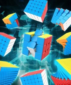 Merkloos Speed Cube 3x3 - Magic Cube - Met Quick Turn En Instelbare Spanning - Breinbreker -spellen-voor-volwassenen Winkel 550x550 43