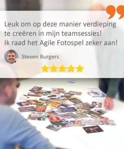 Stap1 Agile Fotospel - Associatiekaarten - 50 Foto's - Coachkaarten - Scrum - Kanban - Fotokaarten Voor Training, Workshop En Retrospective -spellen-voor-volwassenen Winkel 550x550 91