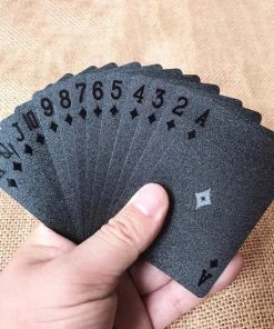 ✿Brenlux - Kaartspel - Waterproof Kaarten - Pokerkaarten - Zwarte Speelkaarten - Speelkaarten Waterdicht - Spelletje Kaarten - Potje Kaarten