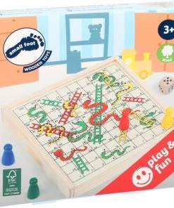 Small Foot Company Small Foot - Snakes And Ladders Game To Go -spellen-voor-volwassenen Winkel 550x557 1