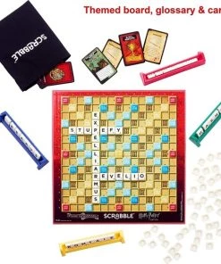 Mattel Games Scrabble - Harry Potter Edition - Bordspel - Engelse Versie -spellen-voor-volwassenen Winkel 550x557 8