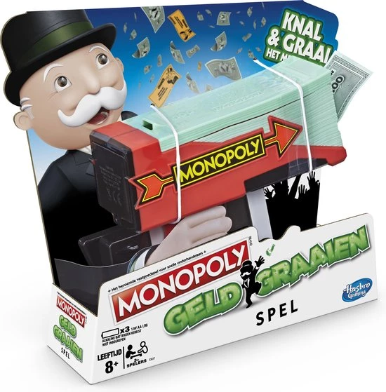 Hasbro Monopoly Geld Graaien 9 Hasbro Monopoly Geld Graaien - Afbeelding 9