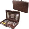 Star Backgammon Koffer - Tavla - Luxe Backgammon Set - 45,5 X 29 X 8 Cm