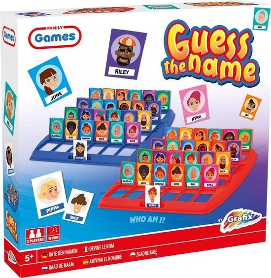 Grafix | Guess The Name - Bordspel - Raad De Naam | Bordspel Voor Kinderen & Volwassenen 2 Grafix | Guess The Name - Bordspel - Raad De Naam | Bordspel Voor Kinderen & Volwassenen - Afbeelding 2