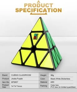 Moyu Meilong Pyraminx - STICKERLESS -spellen-voor-volwassenen Winkel 550x569