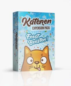 KATERTJE KATEREN - Feestbeesten Editie | Drankspellen - Partygame - Speelkaarten - Kaartspel - Officieel Spel