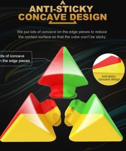 Moyu Meilong Pyraminx - STICKERLESS -spellen-voor-volwassenen Winkel 550x579