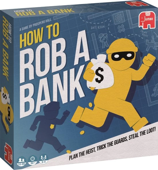 Prospero Hall Jumbo How To Rob A Bank - Bordspel 11 Prospero Hall Jumbo How To Rob A Bank - Bordspel - Afbeelding 11