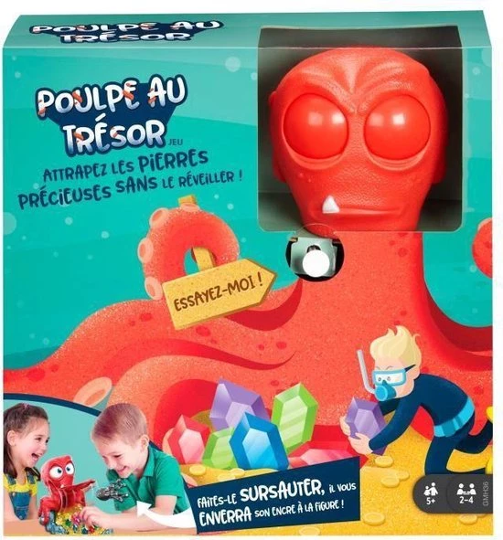 Mattel Games Inky's Treasure - Spannend Bordspel Voor Kinderen - Schatjagen 8 Mattel Games Inky's Treasure - Spannend Bordspel Voor Kinderen - Schatjagen - Afbeelding 8