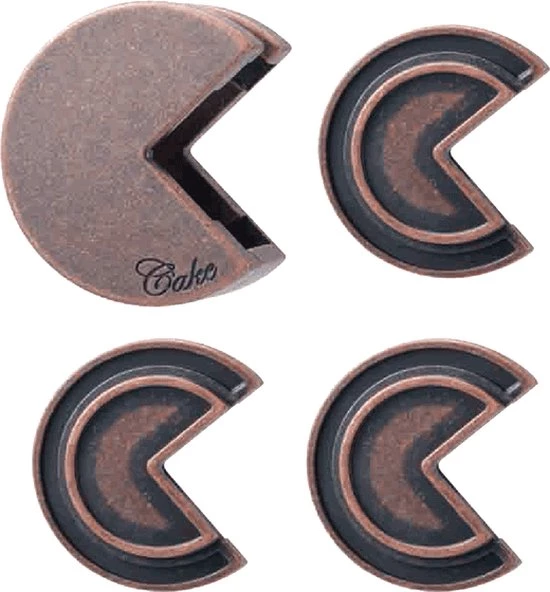 Huzzle Breinbreker Cast Cake 11,8 Cm Staal Brons 6 Huzzle Breinbreker Cast Cake 11,8 Cm Staal Brons - Afbeelding 6