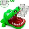 Merkloos Krokodil Met Kiespijn Premium - Krokodil Spel - Bijtende Krokodil - Bijtende Krokodil Spel - Drankspel - Drankspel Voor Volwassenen - Vaderdag Kados - Vader Cadeautjes - Vaderdag Tip