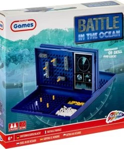 Grafix Battle In The Ocean Zeeslag Spel - Strategisch Spel | Denkspel | Klassiek Bordspel Voor Kinderen En Volwassenen -spellen-voor-volwassenen Winkel 550x611