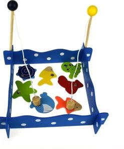 Houten Visspel - Simply For Kids - Visjes Vangen - Magnetisch Hengelspel -spellen-voor-volwassenen Winkel 550x617 6