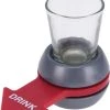 Free And Easy Drankspel Shot Spinner 10 Cm Rood - Cadeau Tip!