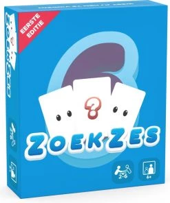ZoekZes - Het Ultieme Kaartspel Voor De Gehele Familie - Familiespel