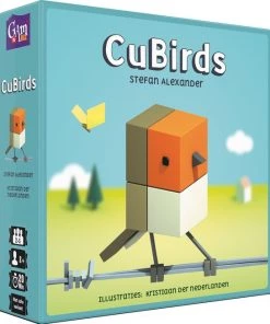 Gam'inBIZ CuBirds + Wild Cards - 2 Kaartspellen Van Kristiaan Der Nederlanden -spellen-voor-volwassenen Winkel 550x653