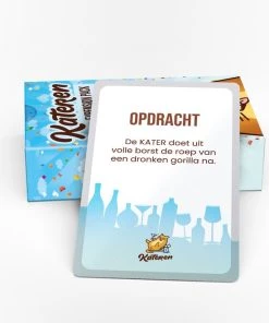 KATERTJE KATEREN - Feestbeesten Editie | Drankspellen - Partygame - Speelkaarten - Kaartspel - Officieel Spel -spellen-voor-volwassenen Winkel 550x661 4