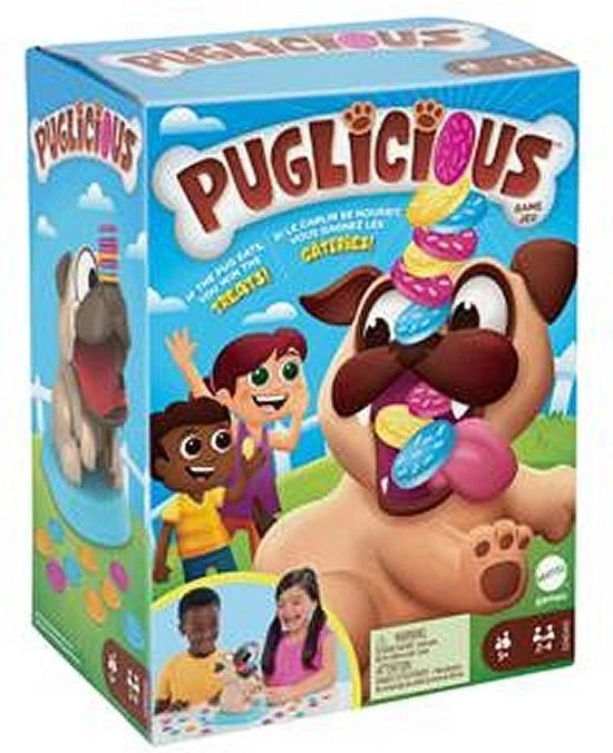 Mattel Games Puck Het Mopshondje - Kinderspel 1 Mattel Games Puck Het Mopshondje - Kinderspel