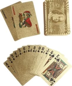 Life-time Lifetime Luxe Gold Classic Speelkaarten - Kunststof - 60 X 90 X 2 Mm. -spellen-voor-volwassenen Winkel 550x679