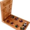 Merkloos Mancala Steenspel Inklapbaar Bamboe