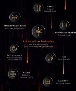 Gan 11 M Pro 3x3 - ZWART -spellen-voor-volwassenen Winkel 550x703 1