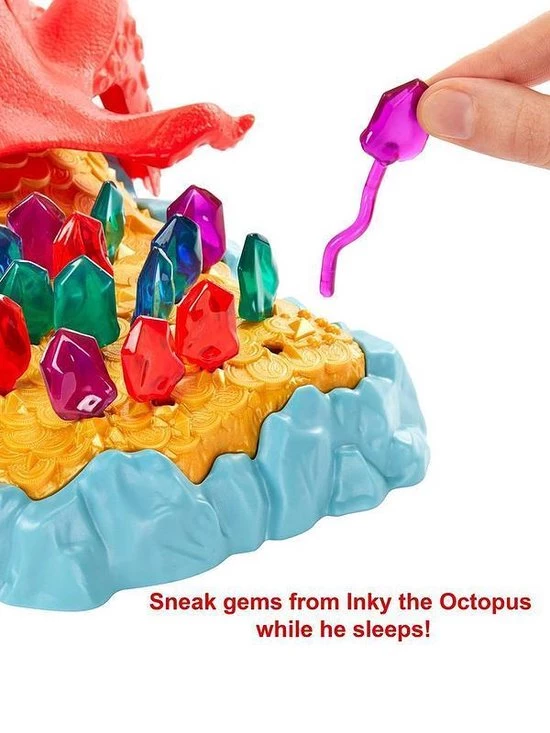 Mattel Games Inky's Treasure - Spannend Bordspel Voor Kinderen - Schatjagen 6 Mattel Games Inky's Treasure - Spannend Bordspel Voor Kinderen - Schatjagen - Afbeelding 6