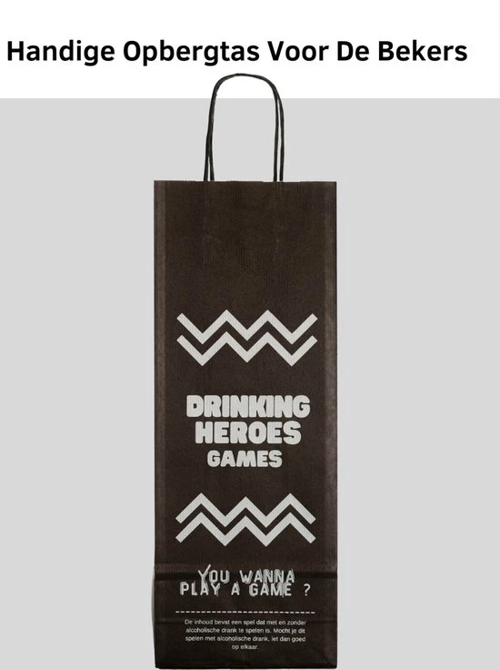 Drinking Heroes Extreme Beerpong INCLUSIEF Kaartspel | Beerpong Is Het Drankspel | Red Cups | 18+ | Verjaardag Cadeau 8 Drinking Heroes Extreme Beerpong INCLUSIEF Kaartspel | Beerpong Is Het Drankspel | Red Cups | 18+ | Verjaardag Cadeau - Afbeelding 8