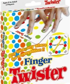 Merkloos Vinger Twister - Actiespel - Twister Spel Kinderen / Volwassenen - Reiseditie - Familie Spellen