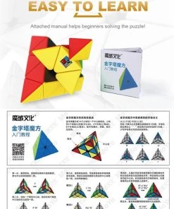 Moyu Meilong Pyraminx - STICKERLESS -spellen-voor-volwassenen Winkel 550x744
