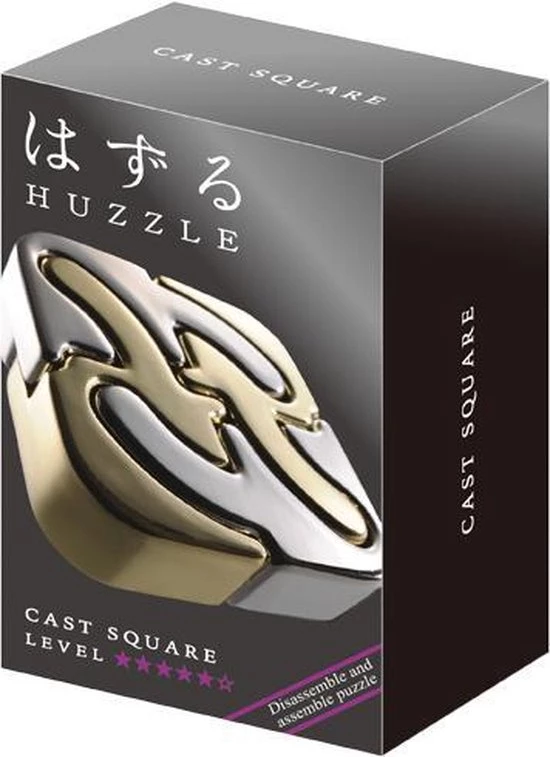 Huzzle Breinbreker Cast Square 11,8 Staal Zilver/goud 4 Huzzle Breinbreker Cast Square 11,8 Staal Zilver/goud - Afbeelding 4