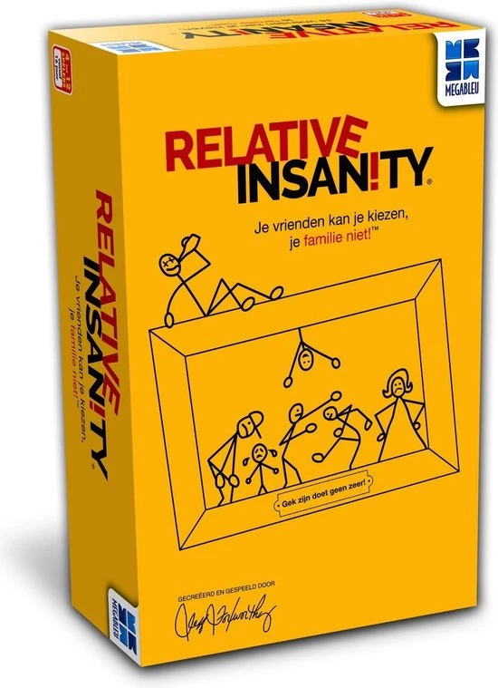 Megableu Relative Insanity - Kaartspel - Familiespel - Humoristisch Partyspel 1 Megableu Relative Insanity - Kaartspel - Familiespel - Humoristisch Partyspel