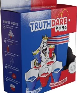 Mad Party Games TruthDarePong - Drankspel - Truth Or Dare - Beer Pong - Bier Pong Spel - Red Cups - Drankspel Voor Volwassenen -spellen-voor-volwassenen Winkel 550x762 4