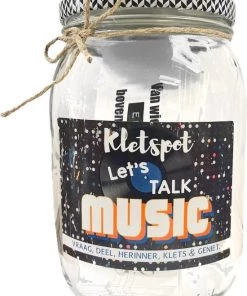 Kletspot Let's Talk Music - Gespreksstarter - Muziekliefhebbers