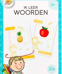 Toy Universe - Spelenderwijs Leren - Educatieve Leerkaarten - ''Ik Leer Woorden'' - Leren Lezen - Vanaf 3 Jaar - Schoencadeautjes - Sinterklaas Cadeau - Kerstcadeau