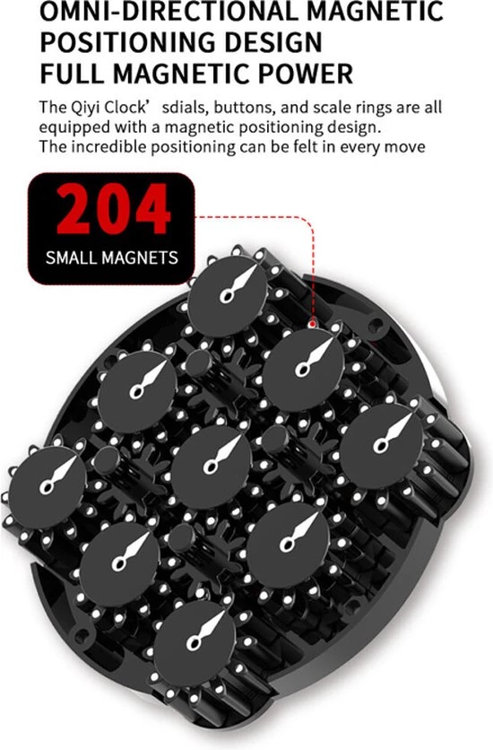 Qiyi Chuanshi Clock Magnetic Clock 14 Qiyi Chuanshi Clock Magnetic Clock - Afbeelding 14